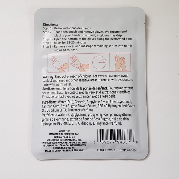 🍭7/$15 Spa April Bath & Shower Hand & Nail Gloves - Picture 2 of 5